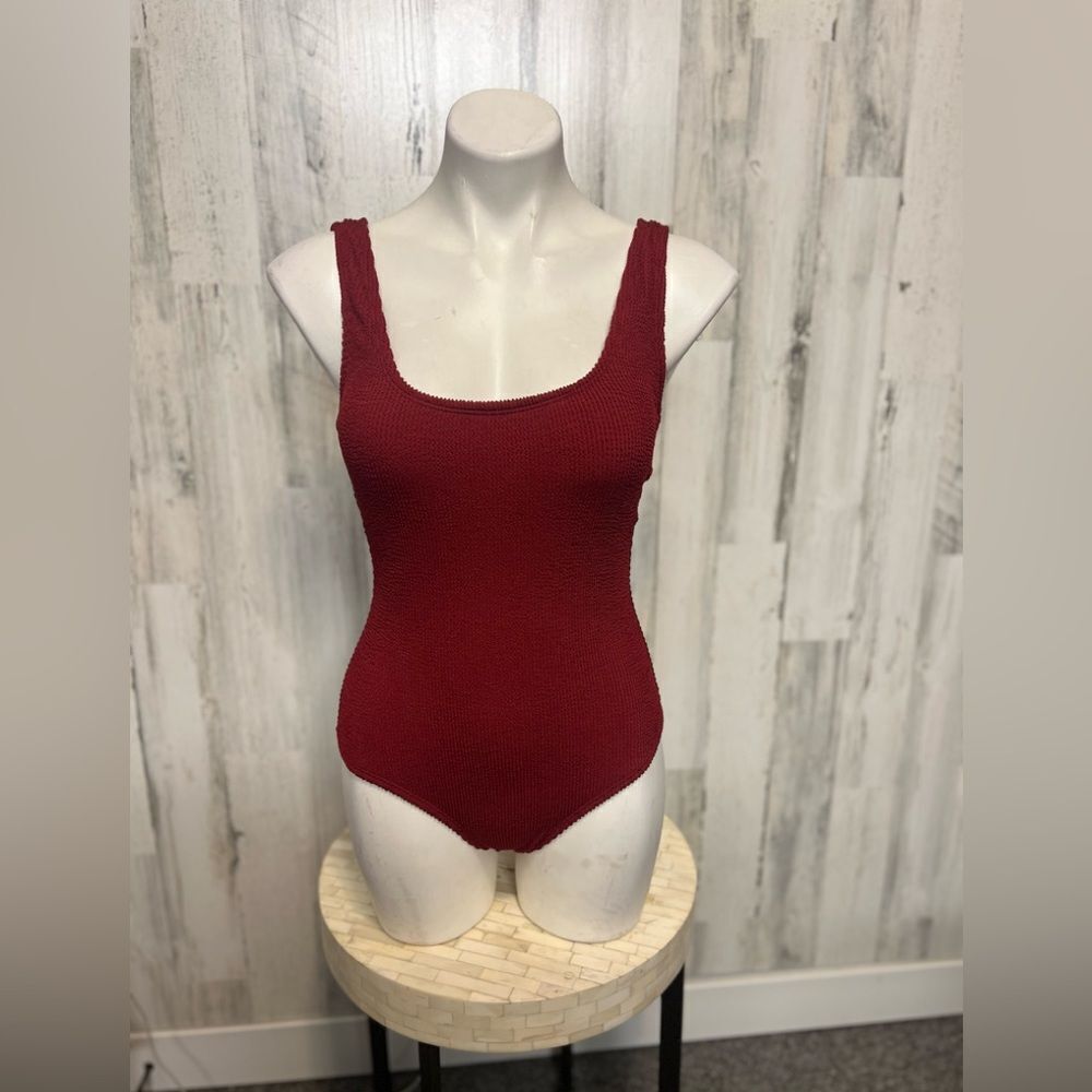 Red swimsuit